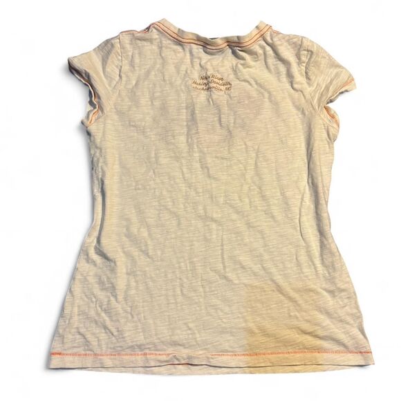 Harley Davidson Women's Cream Baby Tee - Picture 2 of 6
